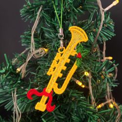 FSL Christmas Musical Instrument machine embroidery designs