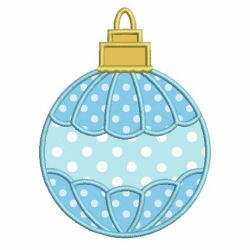 Applique Christmas Ornaments 03(Md) machine embroidery designs