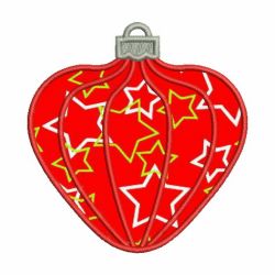 Applique Christmas Ornaments 11(Lg) machine embroidery designs