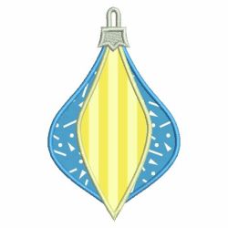 Applique Christmas Ornaments 13(Lg) machine embroidery designs