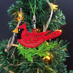 FSL Christmas Bird Ornaments 01 machine embroidery designs