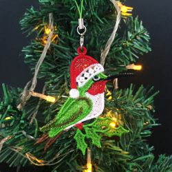 FSL Christmas Bird Ornaments 04 machine embroidery designs