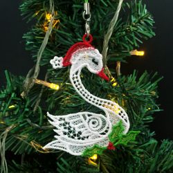 FSL Christmas Bird Ornaments 05 machine embroidery designs