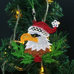 FSL Christmas Bird Ornaments 06 machine embroidery designs
