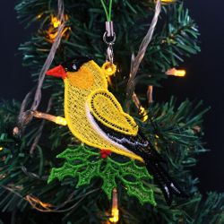 FSL Christmas Bird Ornaments 13 machine embroidery designs