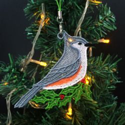 FSL Christmas Bird Ornaments 14 machine embroidery designs