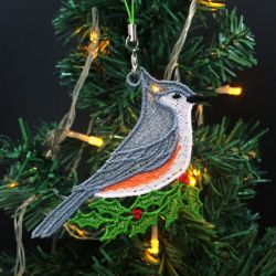 FSL Christmas Bird Ornaments 14 machine embroidery designs