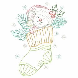 Christmas Little Mouse 02(Md) machine embroidery designs