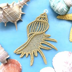 FSL Golden Seashells machine embroidery designs