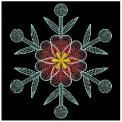 Rippled Snowflakes 01(Lg) machine embroidery designs