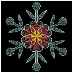 Rippled Snowflakes(Md) machine embroidery designs