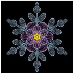 Rippled Snowflakes 04(Md) machine embroidery designs