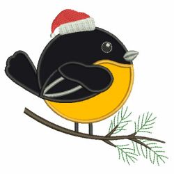 Applique Christmas Birds 09(Lg) machine embroidery designs