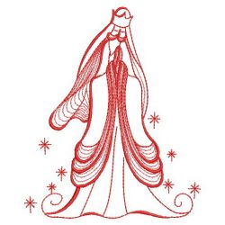 Redwork Birth of Jesus 05(Lg) machine embroidery designs