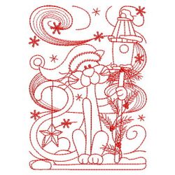 Redwork Folk Art Christmas 2 02(Lg)