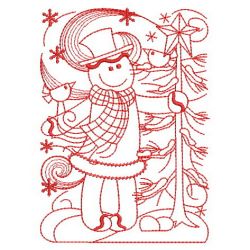 Redwork Folk Art Christmas 2 03(Lg)