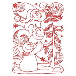 Redwork Folk Art Christmas 2 07(Lg)