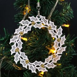 FSL Fancy Christmas Ornaments machine embroidery designs