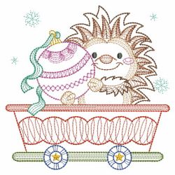 Rippled Christmas Train 08(Lg) machine embroidery designs