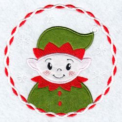 Applique Christmas Circle(Md) machine embroidery designs