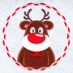 Applique Christmas Circle 04(Md) machine embroidery designs
