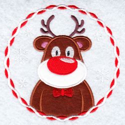 Applique Christmas Circle 04(Sm)