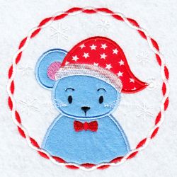 Applique Christmas Circle 05(Sm)