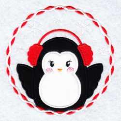 Applique Christmas Circle 06(Md) machine embroidery designs