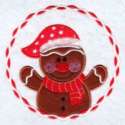 Applique Christmas Circle 09(Md) machine embroidery designs