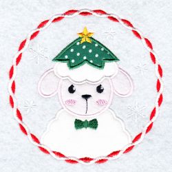 Applique Christmas Circle 10(Sm) machine embroidery designs