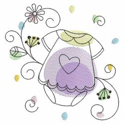 Doodle Baby 09(Md) machine embroidery designs