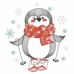 Christmas Cute Penguin 01(Lg) machine embroidery designs
