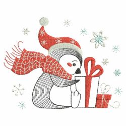 Christmas Cute Penguin 07(Sm) machine embroidery designs