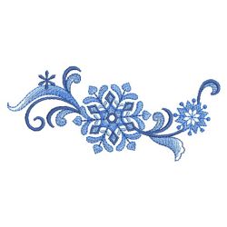 Delft Blue Snowflake 03 machine embroidery designs