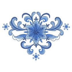 Delft Blue Snowflake 08