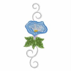 Elegant Morning Glory 02 machine embroidery designs