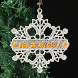 FSL Merry Christmas Ornaments machine embroidery designs