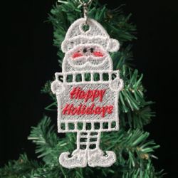 FSL Merry Christmas Ornaments 02 machine embroidery designs