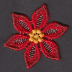 FSL Christmas Poinsettia 02 machine embroidery designs