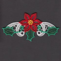 FSL Christmas Poinsettia 04 machine embroidery designs