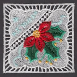 FSL Christmas Poinsettia 05 machine embroidery designs