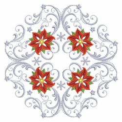 Christmas Poinsettia Quilts(Sm) machine embroidery designs