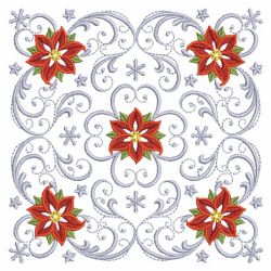 Christmas Poinsettia Quilts 02(Sm)