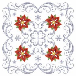 Christmas Poinsettia Quilts 07(Lg) machine embroidery designs