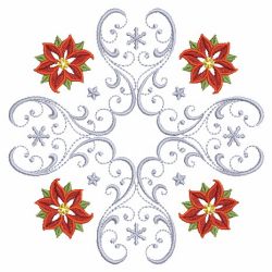 Christmas Poinsettia Quilts 12(Lg) machine embroidery designs