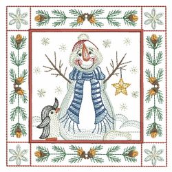 Christmas Snowman Blocks 01(Lg) machine embroidery designs