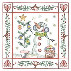Christmas Snowman Blocks 04(Lg) machine embroidery designs