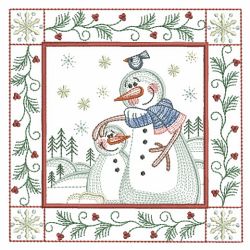 Christmas Snowman Blocks 06(Md) machine embroidery designs