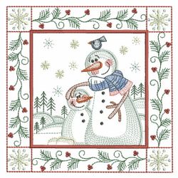 Christmas Snowman Blocks 06(Sm) machine embroidery designs