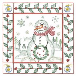 Christmas Snowman Blocks 07(Md) machine embroidery designs